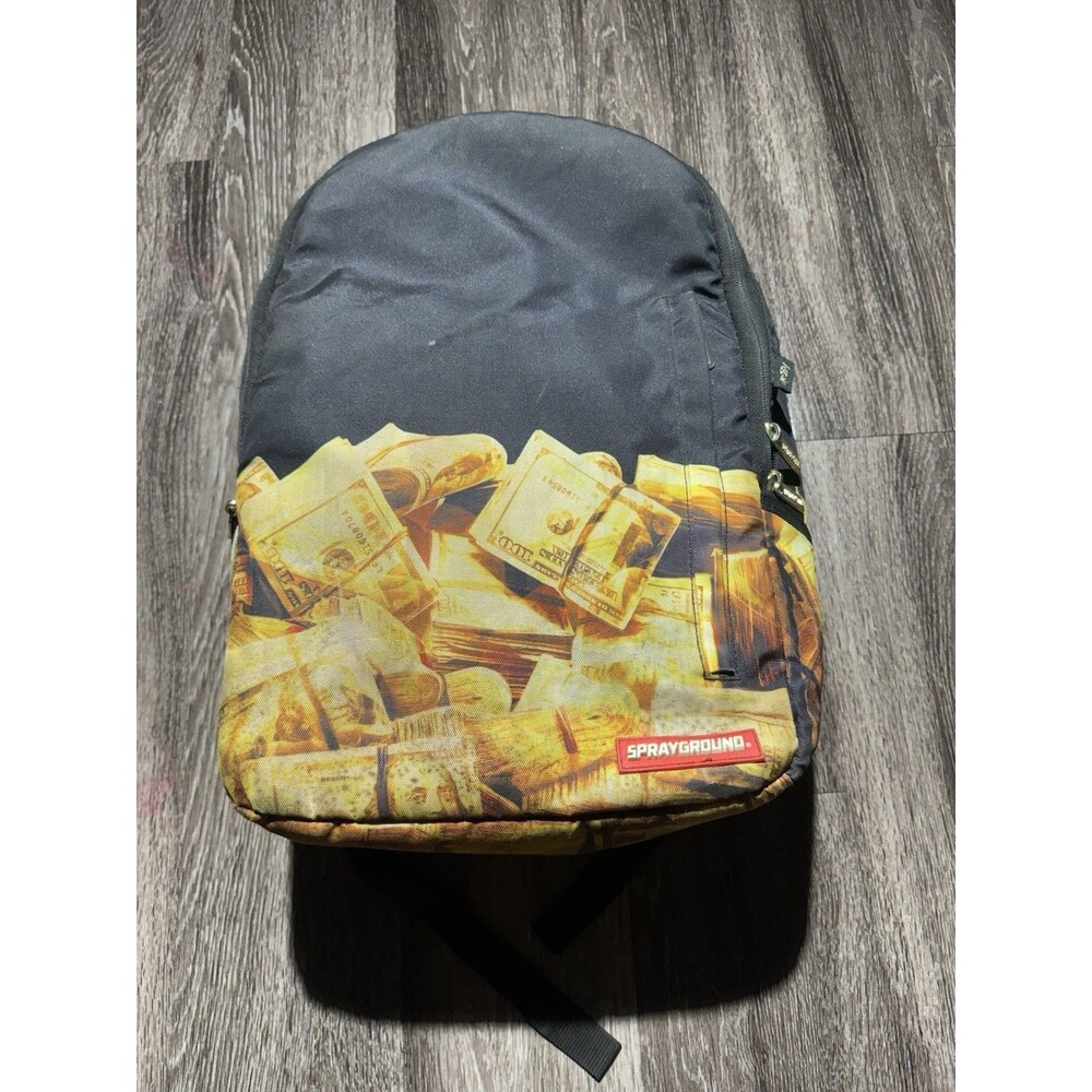Sprayground Backpack Black Padded Pockets